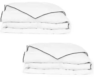 vidaXL Winter Daunendecke (135 x 200 cm) (2 Stk.)