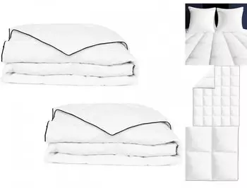 vidaXL Winter Daunendecke (150 x 200 cm) (2 Stk.)
