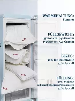Paradies Cool Comfort Bio 135x200cm – Entdecken Sie den Schlafkomfort mit Paradies Cool Comfort Bio 135x200cm