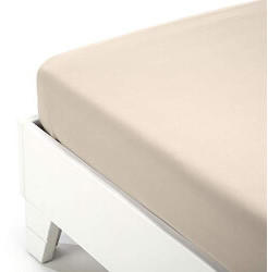 Caleffi S.p.A. Single fitted bed sheet cotton ivory