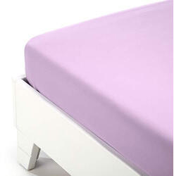 Caleffi S.p.A. Double fitted bed sheet cotton lila