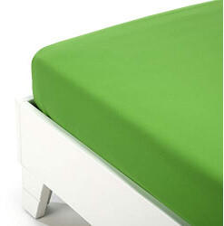 Caleffi S.p.A. Double fitted bed sheet cotton green