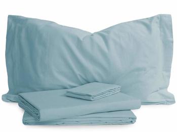 Caleffi S.p.A. Flannel bed sheet set for double bed sky