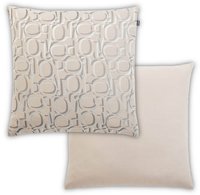 Joop! Kissenh&uuml;lle Ornament, Beige, Textil, Uni, 50x50 cm, hochwertige Qualit&auml;t,