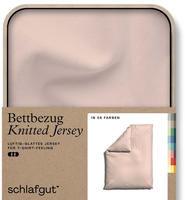 Schlafgut Bettbezug "Premium Bettbezug Knitted Jersey (1 St)" Ton-in-Ton