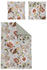 Irisette Zobel Flausch Baumwolle Bettwäsche 155x220 Wende Blumen jade 8854-90