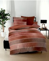 Kaeppel Wendebettw&auml;sche "TIMELESS 100% Baumwolle" 2 Stk. mit breiten Streifen,
