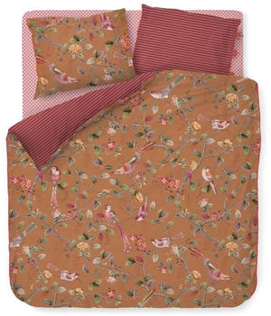 PiP Studio Good Nightingale Bettwäsche-Set aus Baumwoll-Perkal - gelb - 200x200 / 2x80x80 cm