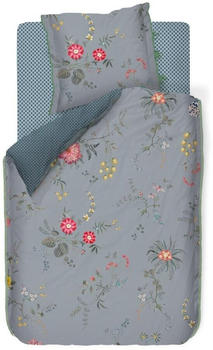 PiP Studio Fleur Grandeur Wendebettwäsche-Set - blue - 155x220 / 80x80 cm