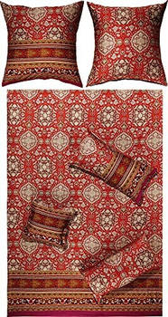 Bassetti Granfoulard Bettwäsche Piazza san Marco R1 Rosso Rot 155x220 cm Kollektionswechsel