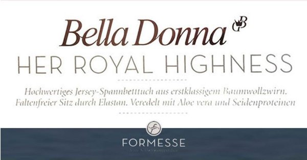 Formesse Bella Donna Jersey Spannbetttuch 140x190 - 160x220 cm 0566 Rose