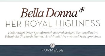 Formesse Bella Donna Jersey Spannbetttuch 140x190 - 160x220 cm 0629 Pastellgrün