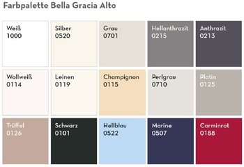 Formesse Bella Gracia Alto Boxspring Spannbetttuch 180x190 - 200x220 cm 0213 Anthrazit