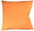 orange: Fleuresse Kissenbezug Colours Satin 40x40cm