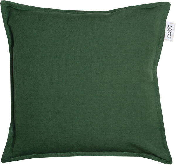 Schöner Wohnen Kissenhülle LINO grün 38x38cm