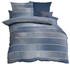 Kaeppel Mako-Satin Timeless 200x200 cm+2x 80x80 cm blau