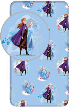 Disney Spannbetttuch Spannbettlaken mit Gummizug - Disney Frozen - 90x200 cm