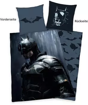 Herding Batman Wende Bettwäsche 80x80+135x200 cm Herding Batman Wende Bettwäsche 80x80+135x200 cm