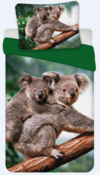 BrandMac Bettwäsche Set mit Koala 135x200+80x80 cm