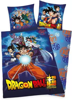 Herding Dragonball Wende Bettwäsche-Set 80x80+135x200 cm Herding Dragonball Wende Bettwäsche-Set 80x80+135x200 cm