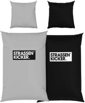 Herding Strassenkicker Bettwäsche Set Fußball 135x200cm