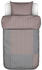 Marc O'Polo Mako-Satin Ellan crimson brown 155x220+80x80 cm