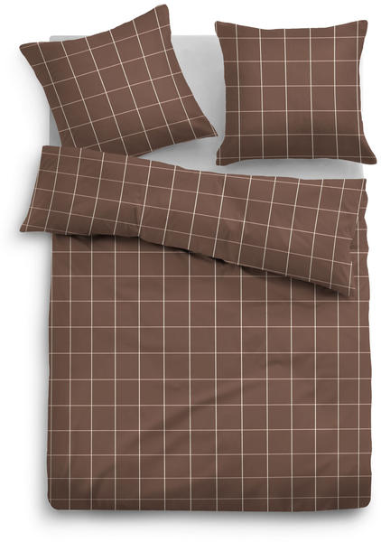 Tom Tailor Flanell Time brown 135x200+80x80 cm