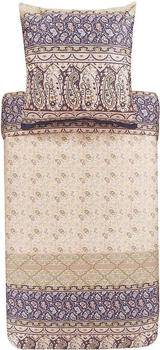 Bassetti Mako-Satin Bettwäsche-Garnitur Imperia Beige-41 240x220+2x 80x80