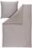 Estella Atelier Uni-Satin-Garnitur VALETTA kiesel 135x200 cm+80x80 cm
