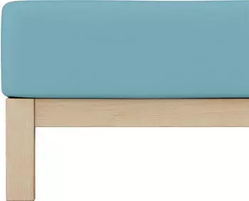 Schlafgut Pure Spannbettlaken 180x200 200x220cm Petrol Mid