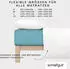 Schlafgut Pure Spannbettlaken 180x200 200x220cm Petrol Mid