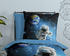 Good Morning Renforcé Wendebettwäsche Astronaut blau 135x200 cm (80x80 cm)