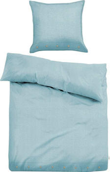 Tom Tailor 0500500 Leinen Bettw&auml;sche light blue 1x155x220 cm+1x80x80 cm+1x40x40 cm