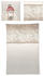 Irisette Biber Bettwäsche 2 teilig Bettbezug 135x200+80x80 cm Dublin 8139-11 grau