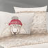 Irisette Biber Bettwäsche 2 teilig Bettbezug 135x200+80x80 cm Dublin 8139-11 grau