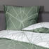Janine Design Mako-Satin Bettwäsche-Garnitur J.D. 87054 salbeigrün jade-06 200X200+2x80x80cm