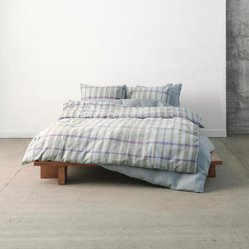 Marc O'Polo Flanell Bettwäsche Thori forest green 135x200+80x80 cm