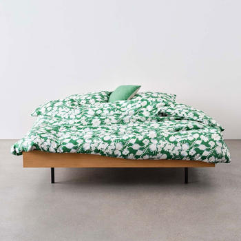 Marc O'Polo Mako-Satin Bettwäsche Hanne vivid green 200x220+2x 80x80 cm