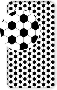 Jerry Fabrics Fu&szlig;ball Spannbettlaken mit Gummizug 90x200 cm