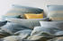 Elegante elegante Halbleinen Bettwäsche Fjord moosgrün 135x200+80x80 cm