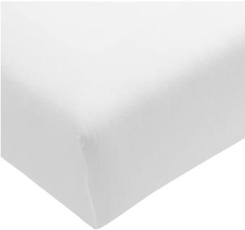 Bella Donna Edel-Frottee Spannbettlaken wollwei&szlig; 120-130x200-220 cm