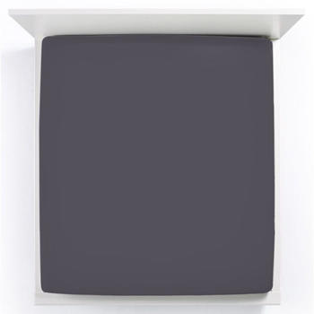 Bella Donna Premium Spannbettlaken anthrazit 180x200-200x220 cm
