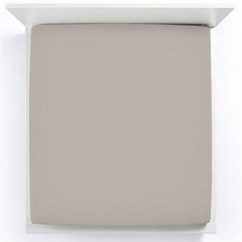 Bella Donna Jersey Spannbettlaken platin 70x190-80x220 cm
