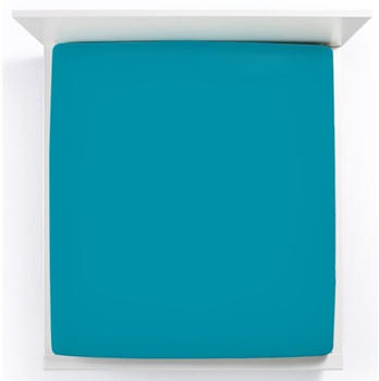 Bella Donna Jersey Spannbettlaken petrol 70x190-80x220 cm