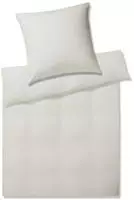 Elegante Bettw&auml;sche "Solid Stripe" 2 Stk. angenehmes Hautgef&uuml;hl