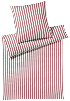 Elegante Straight Bettwäsche-Set Mako-Jersey rouge 135x200+80x80 cm