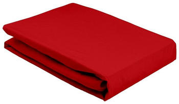 Elegante 8000 Softes Jersey Spannbettlaken rot 180-200x200 cm