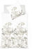 Fleuresse Provence Cassis Wendebettwäsche-Set Halbleinen leinen 200x200+2x80x80 cm