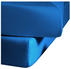 Fleuresse Colours Bettlaken Mako-Satin meeresblau 200x200 cm