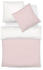 Fleuresse Provence W Wendebettwäsche-Set Halbleinen pink-creme 200x200+2x80x80 cm
